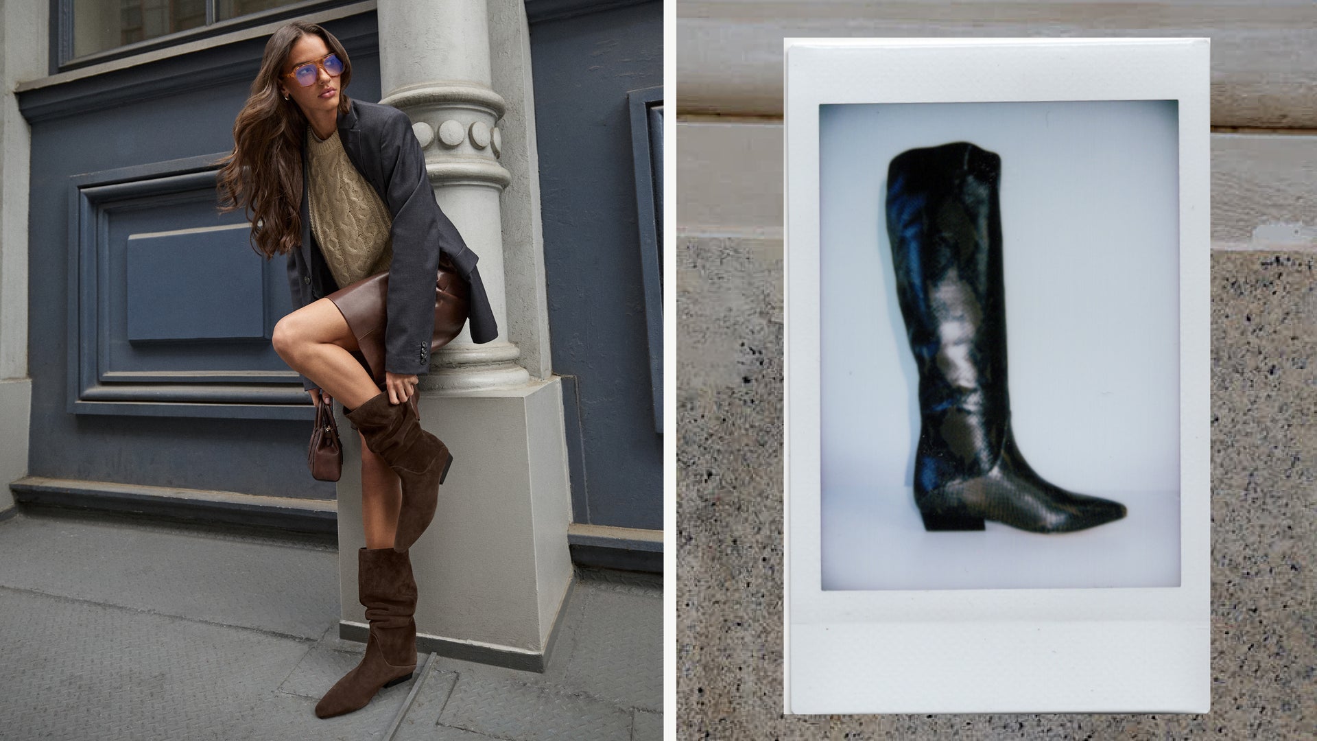 Dalli Leather Flat Boot