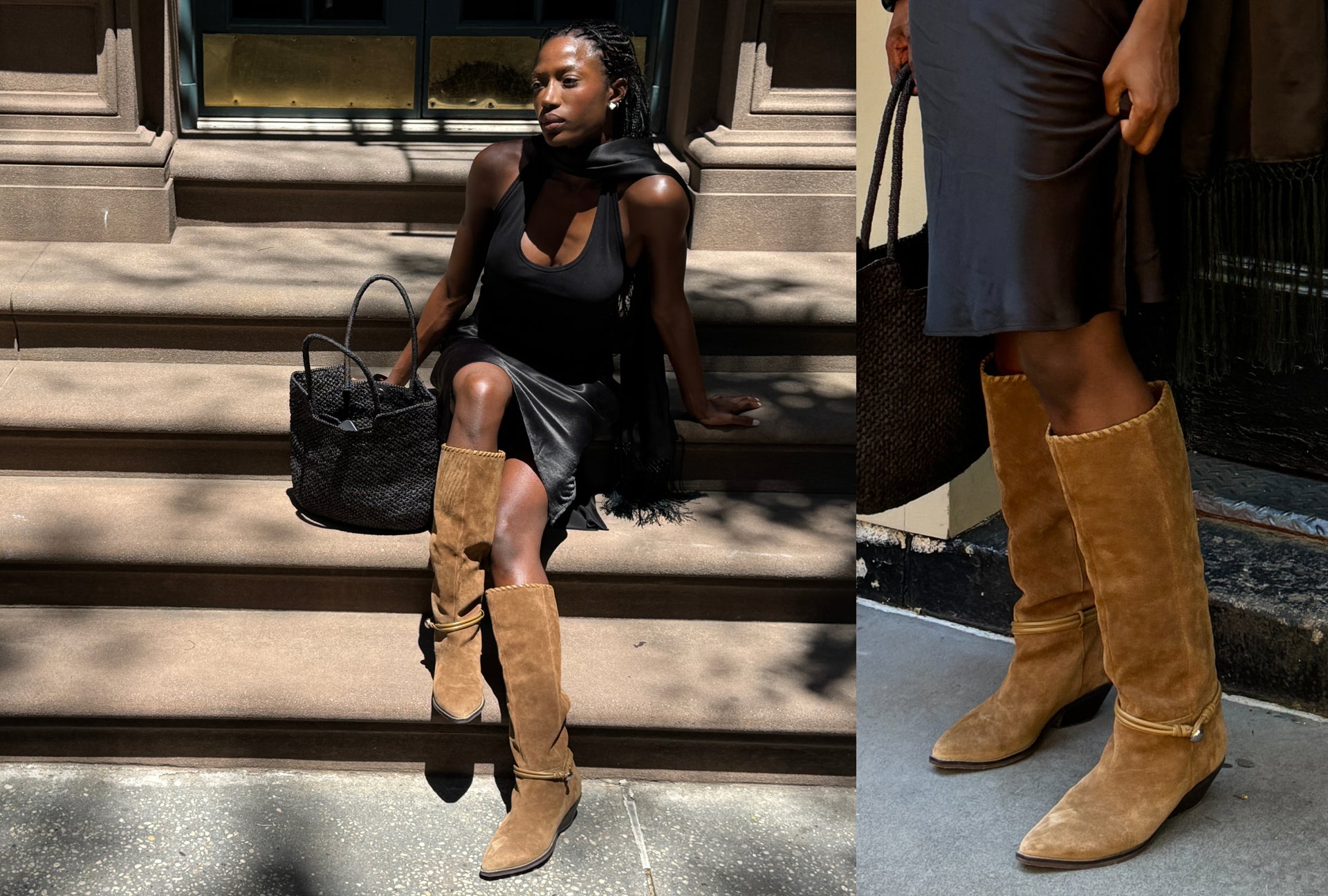 Ainsley Detailed Leather Boot