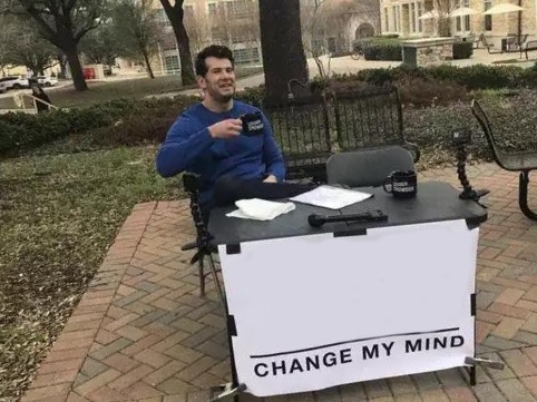 Change My Mind meme about Marc Fisher Footwear